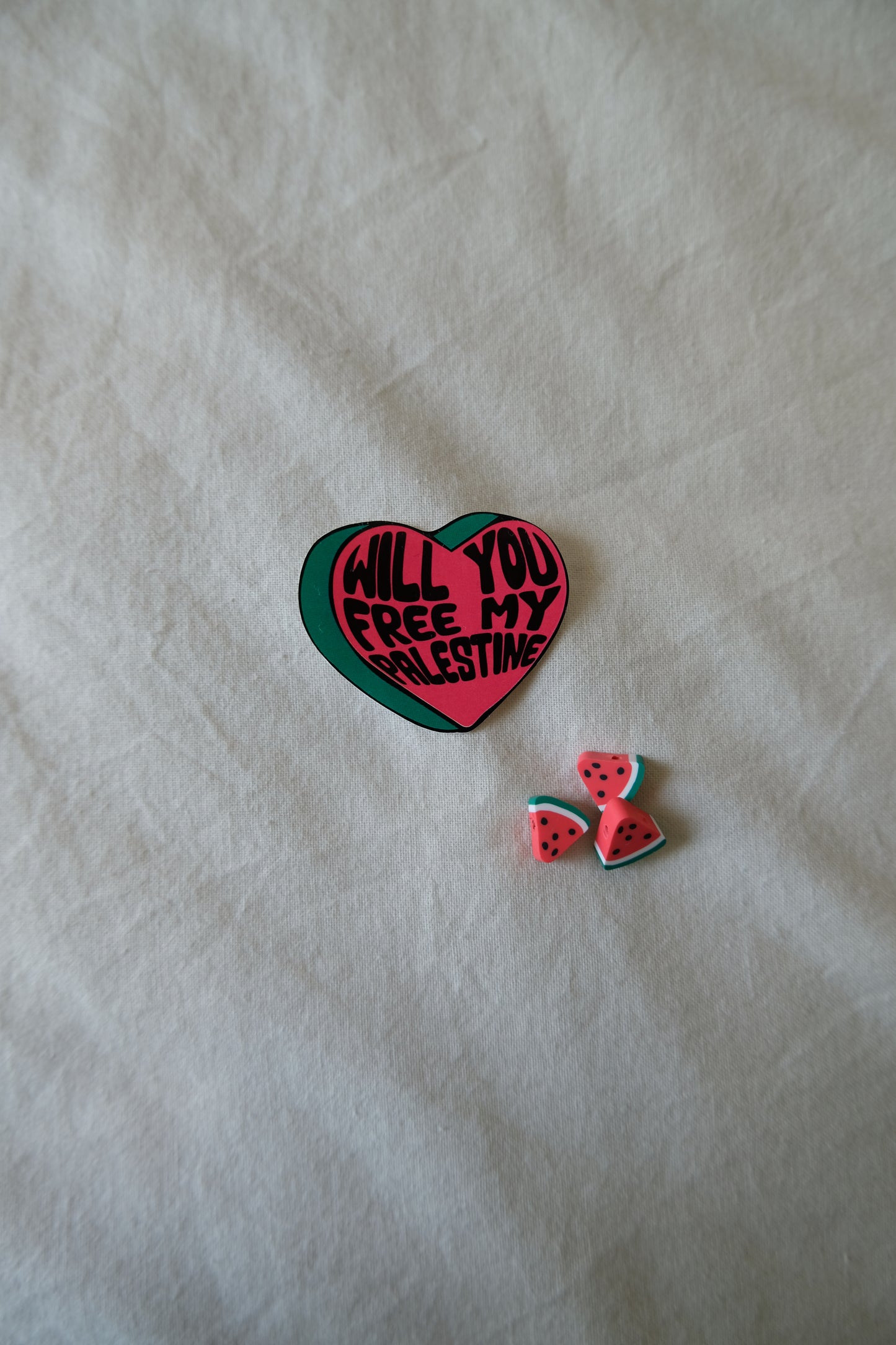 will you free my palestine (heart)