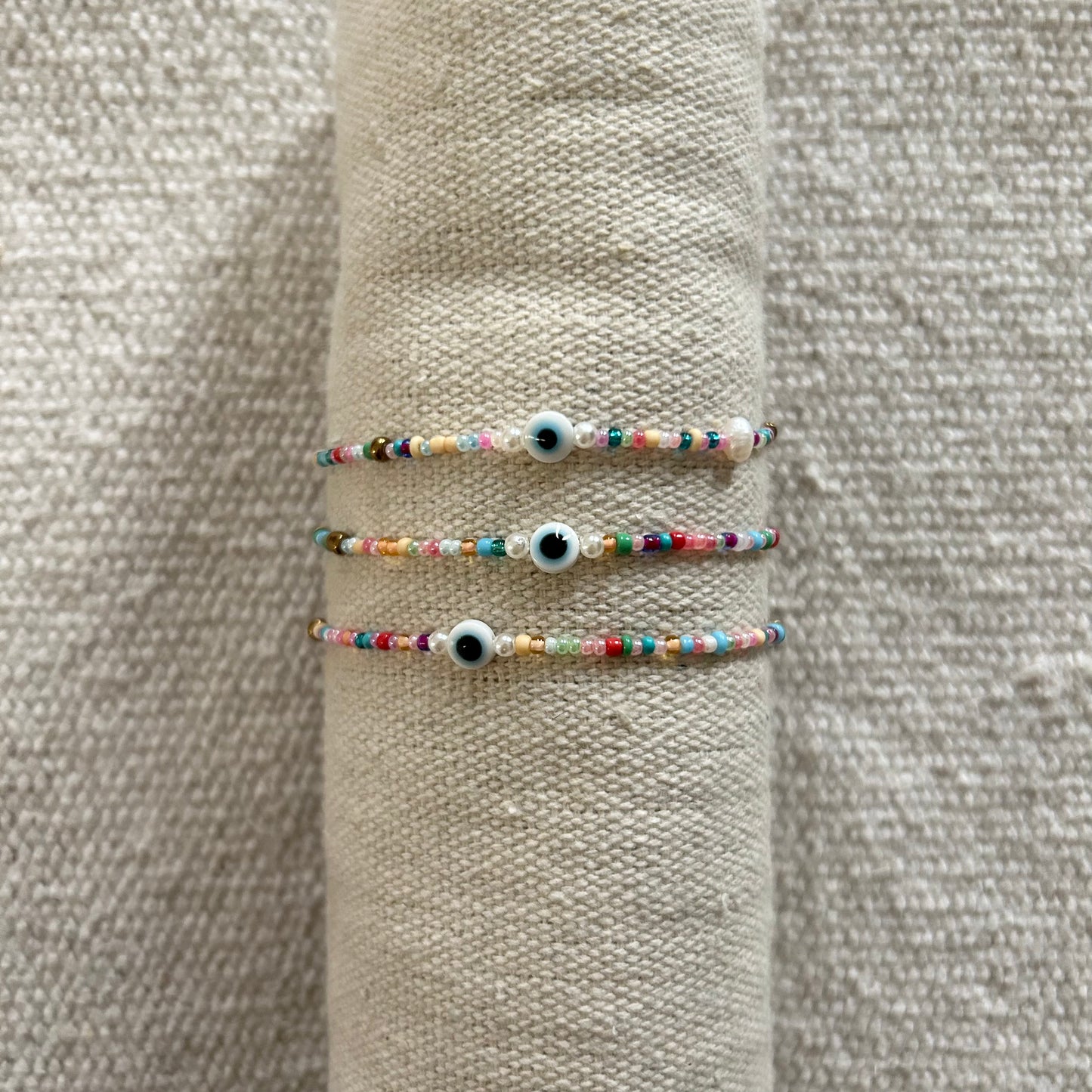 minimal watermelon bracelet