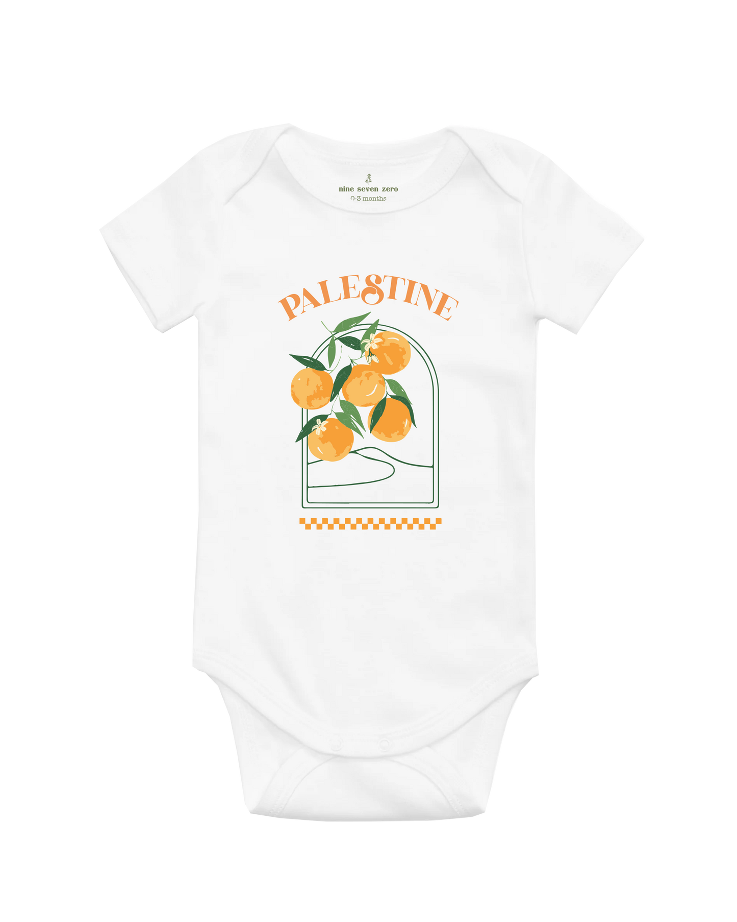 Oranges of Hope (baby one-piece)