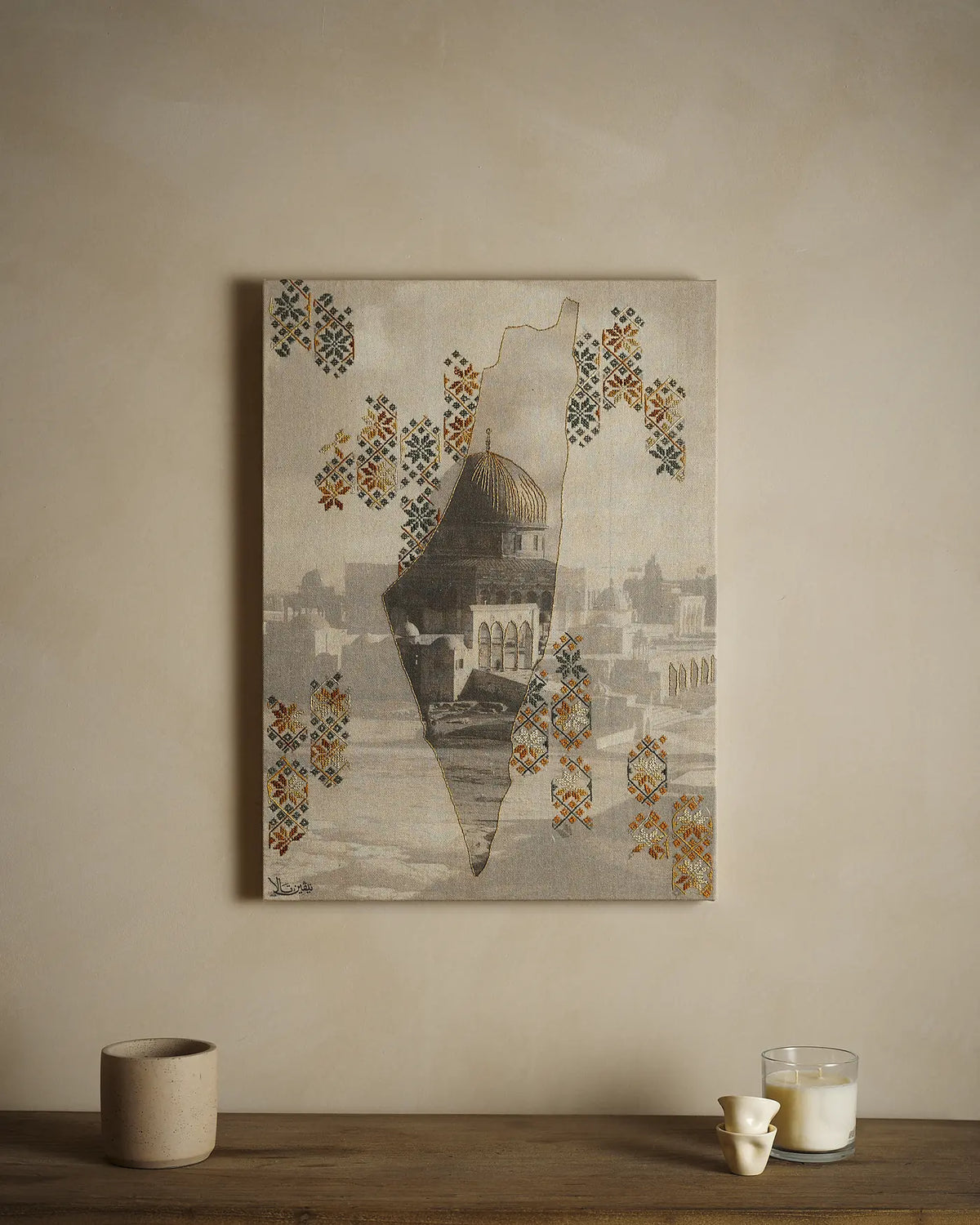 HAND-STITCHED ARTWORK