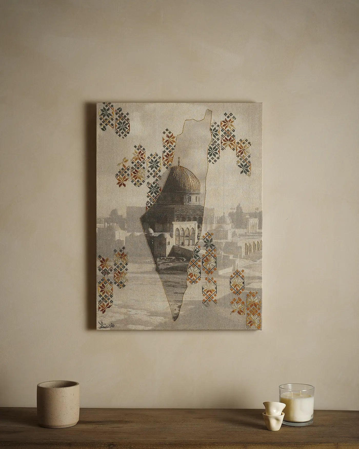 HAND-STITCHED ARTWORK