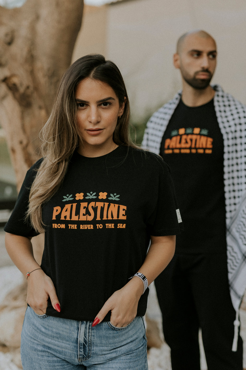 Retro Palestine (black)