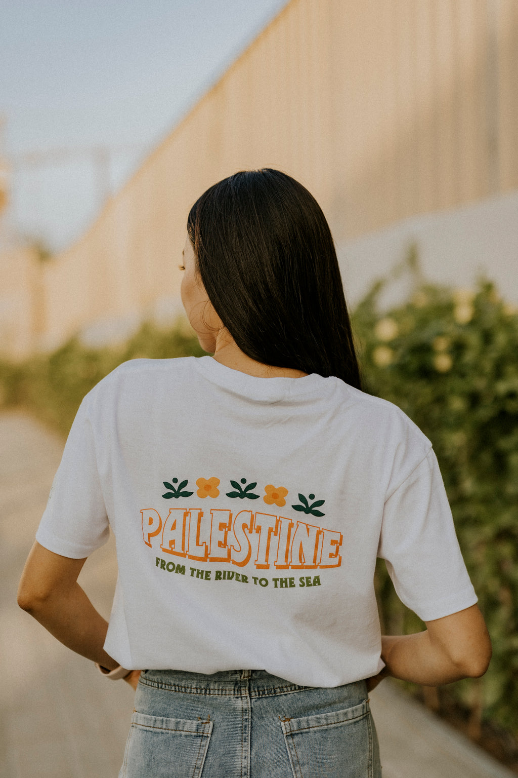 Retro Palestine (white)