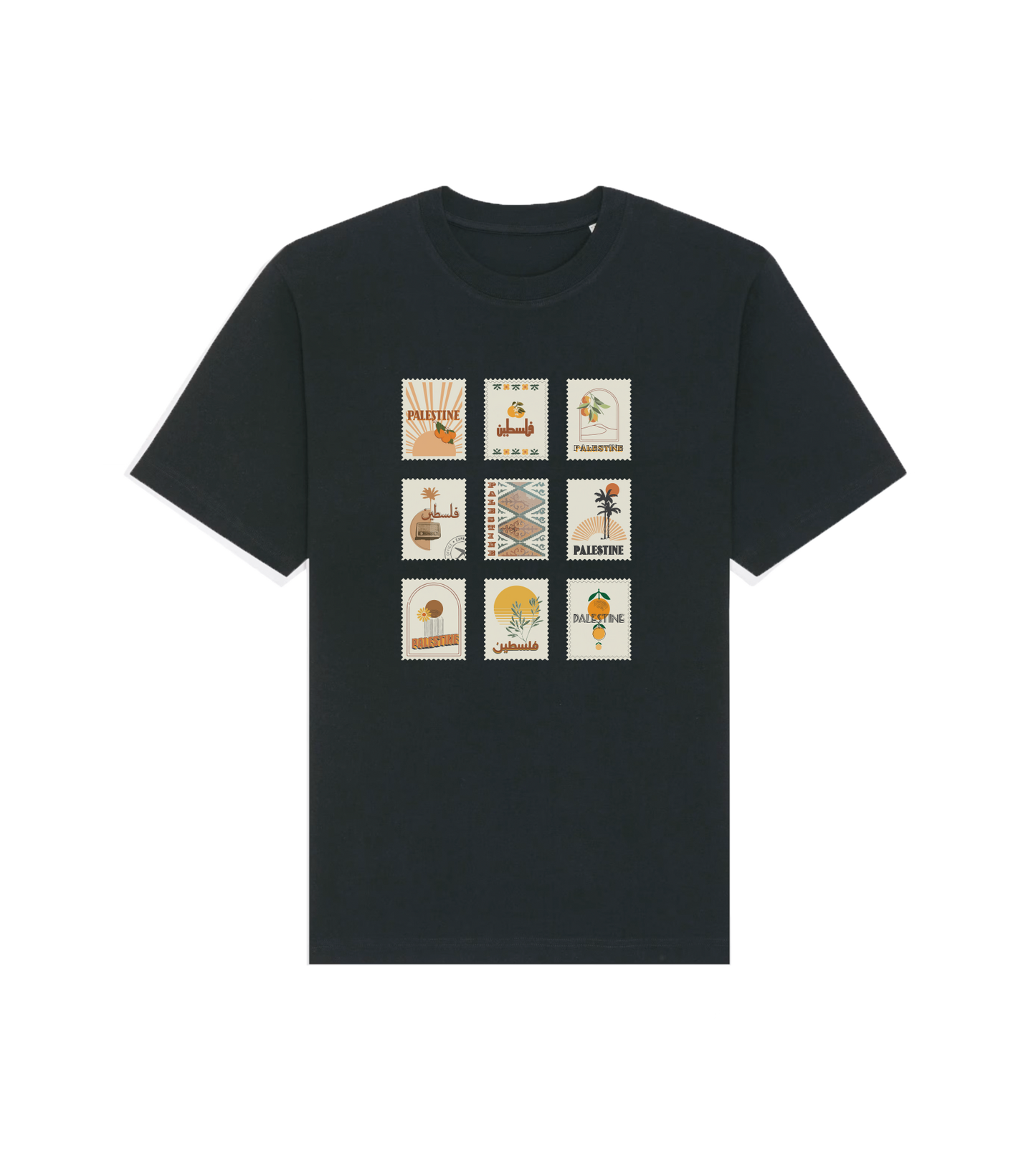 9 Stamps of Palestine