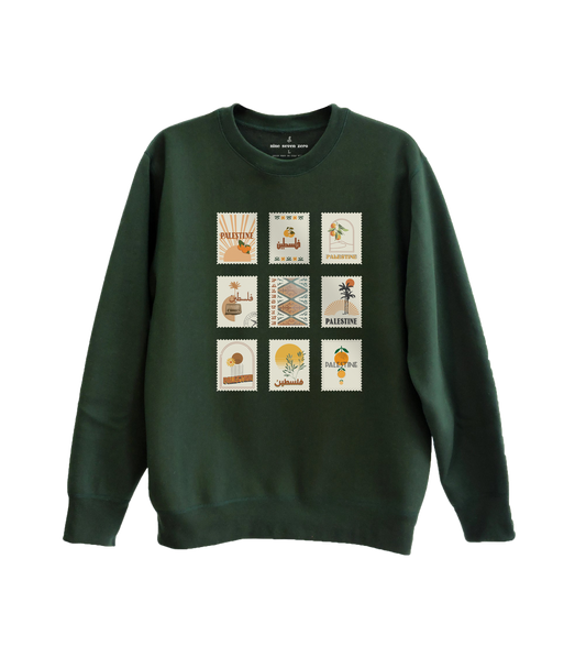 9 Stamps Sweater