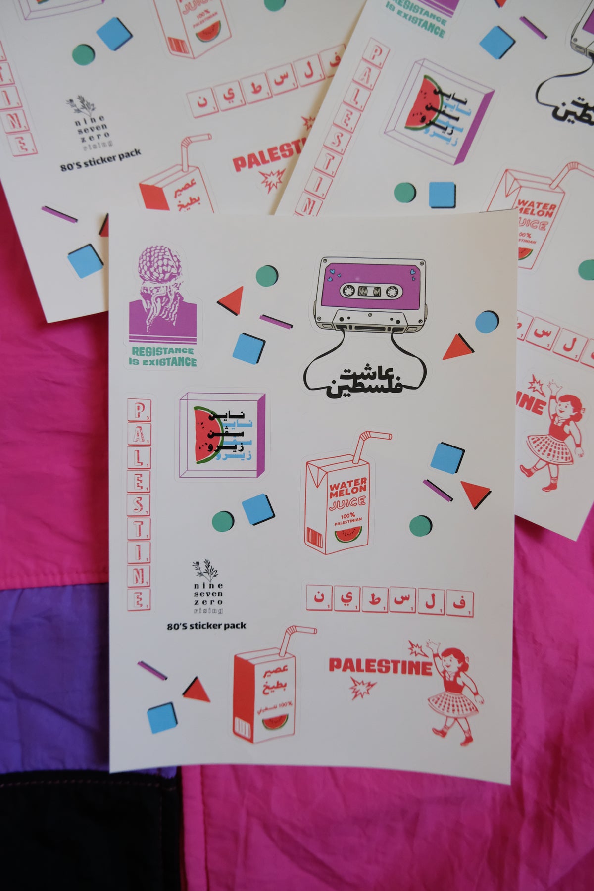 80s sticker pack