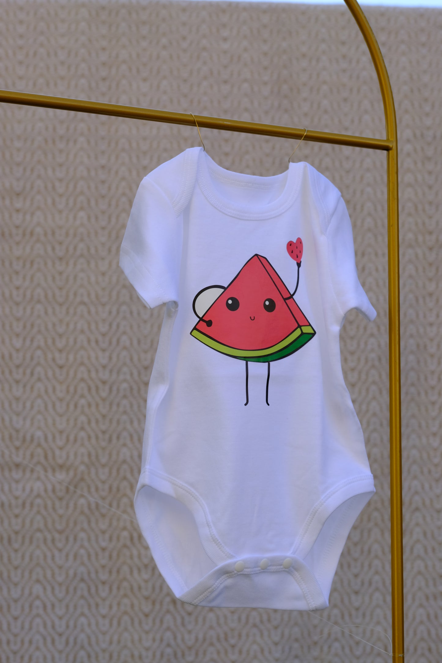 watermelon love (baby one-piece)