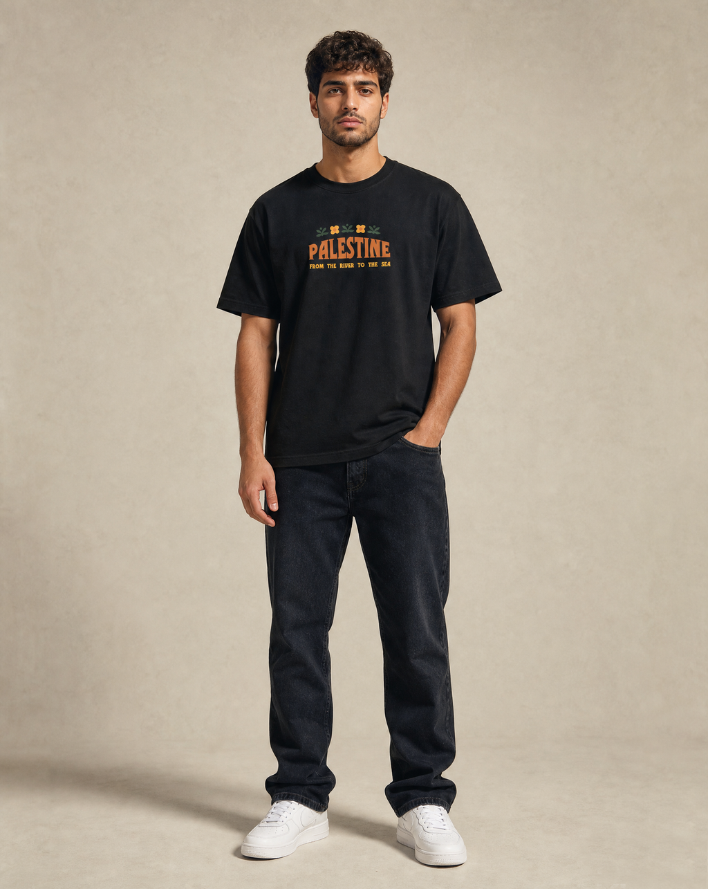 Retro Palestine (black)