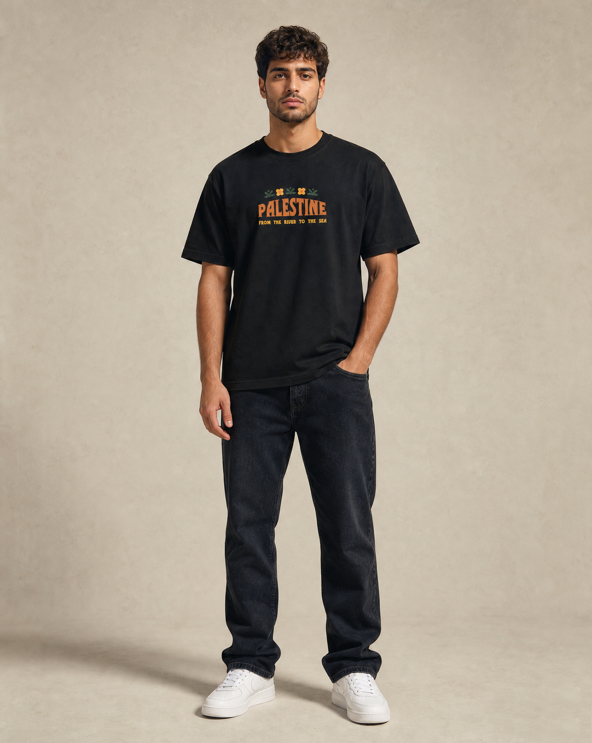 Retro Palestine (black)