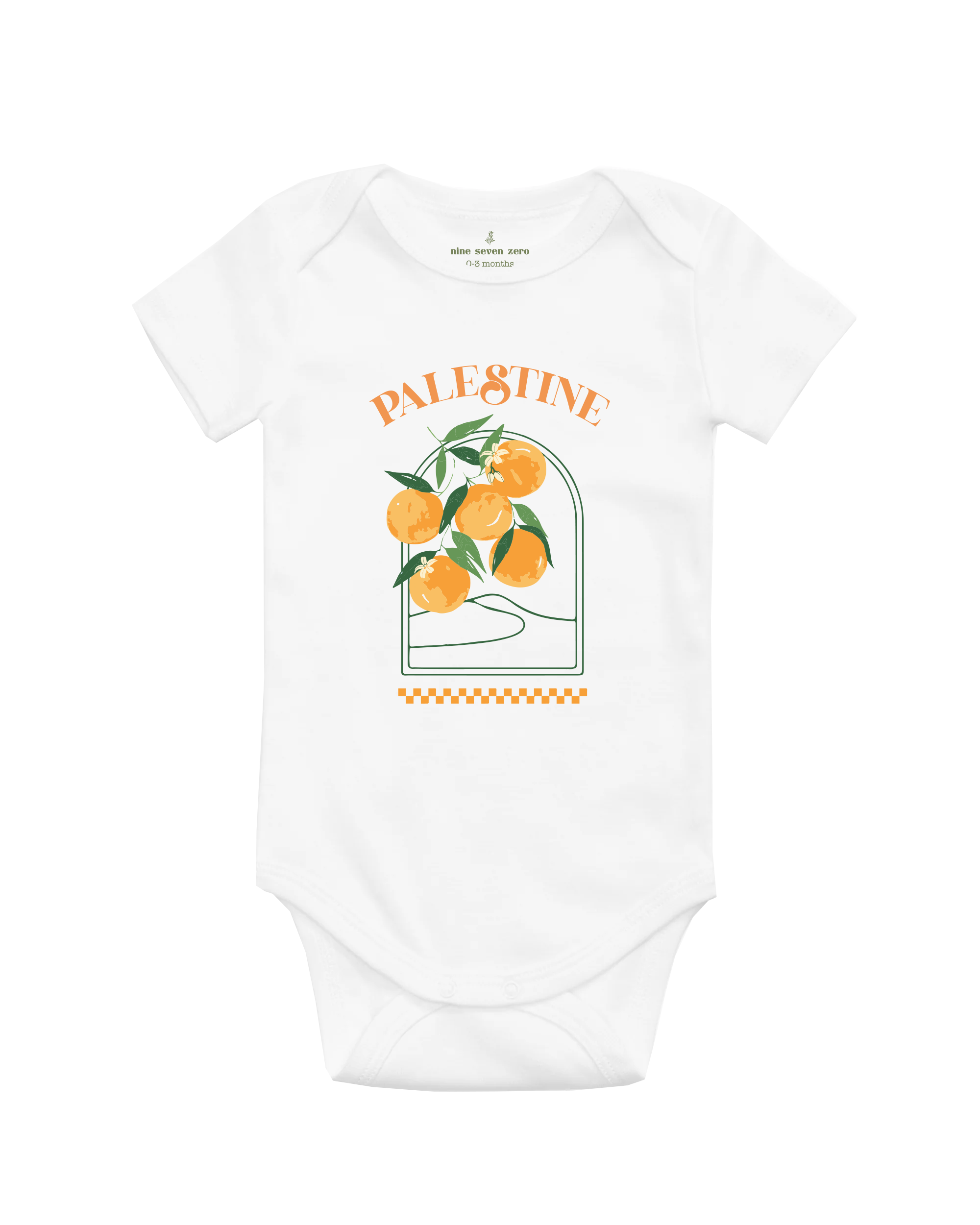 Oranges of Hope (baby one-piece)